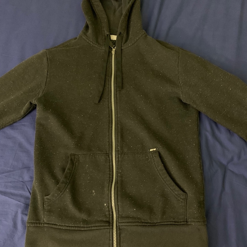 Black zip up hoodie -Men’s- (S)
